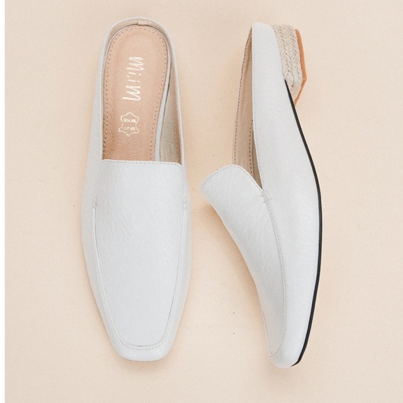 THE FLEUR WHITE | BUSINESS LOAFER MULE Mi.iM - Picture 3 of 7
